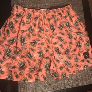 SPICY TUNA Pineapple Board-shorts Swim Trunks